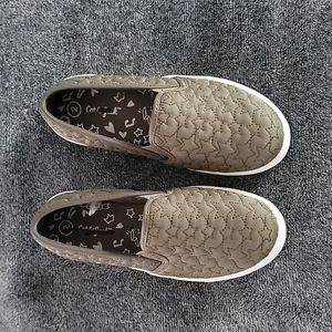 Green Cat & Jack Big Girl slipons